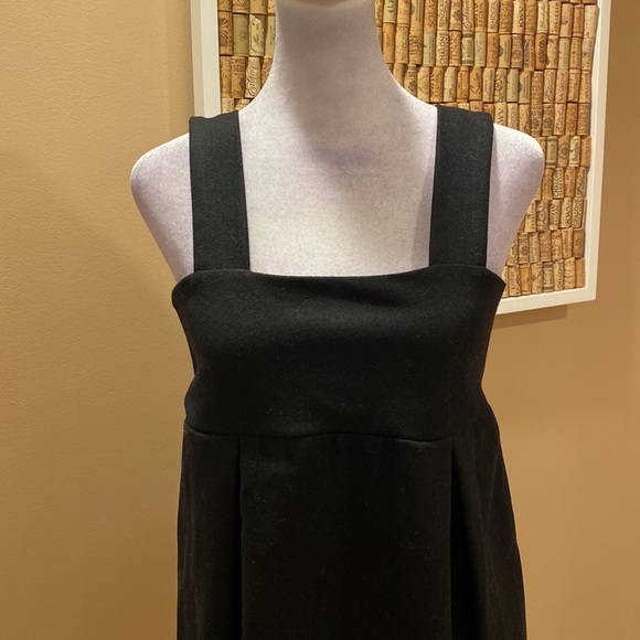 NWT.  Love Black Wool Pleated Dress.  34” length - Picture 2 of 15